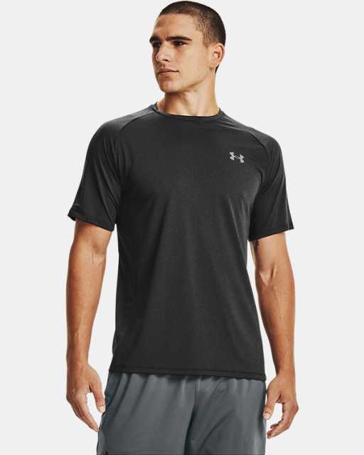 Dark Grey Under Armour Seamless Short Sleeve Training T-Shirt Men 